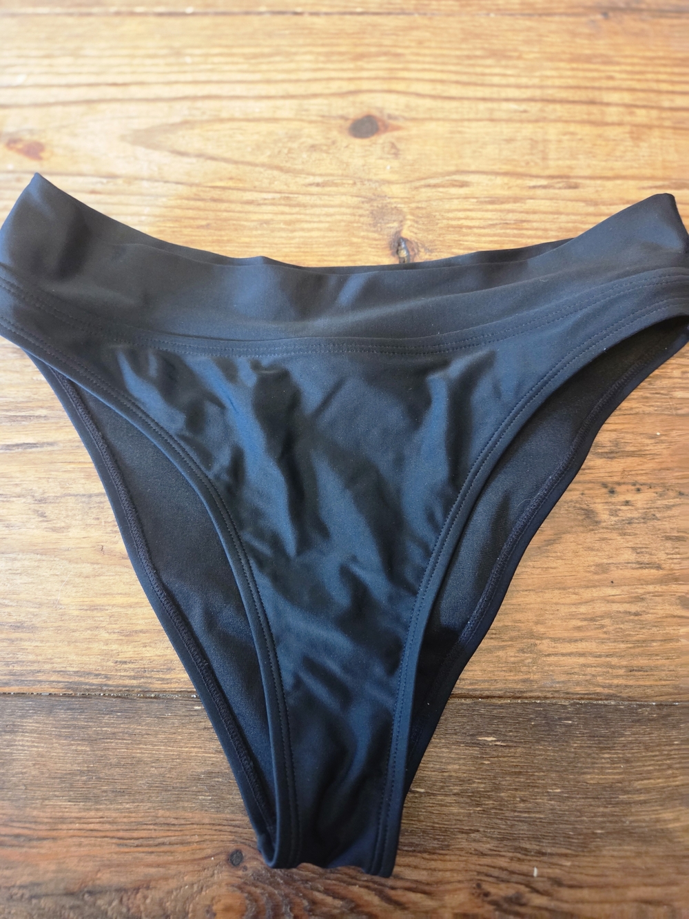 SO Black High-Cut Bikini Bottom